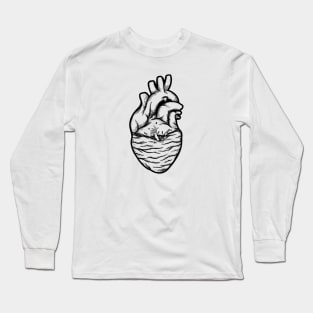 Drowning in my own heart Long Sleeve T-Shirt